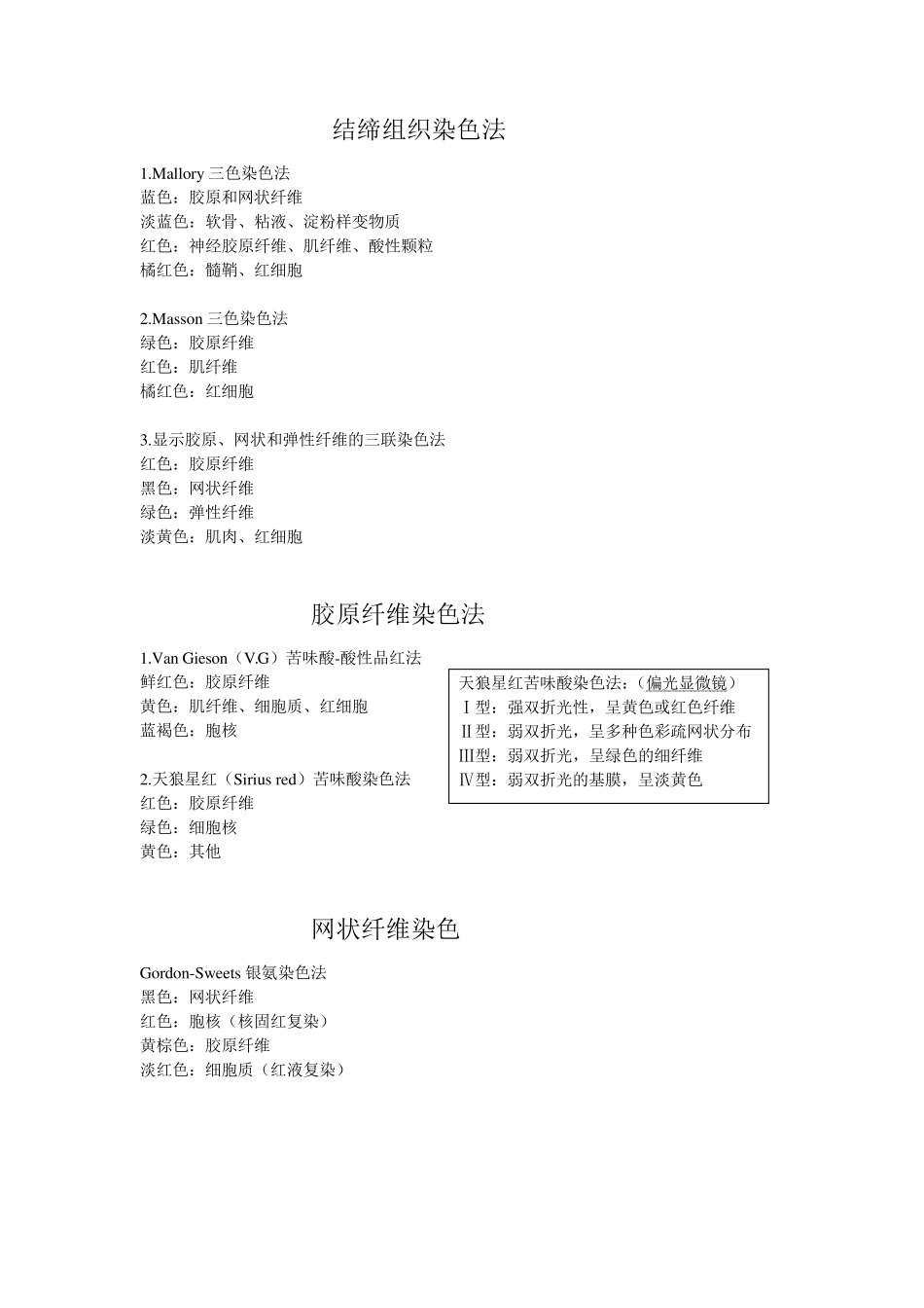 病理学技术——特殊染色最全总结_第1页