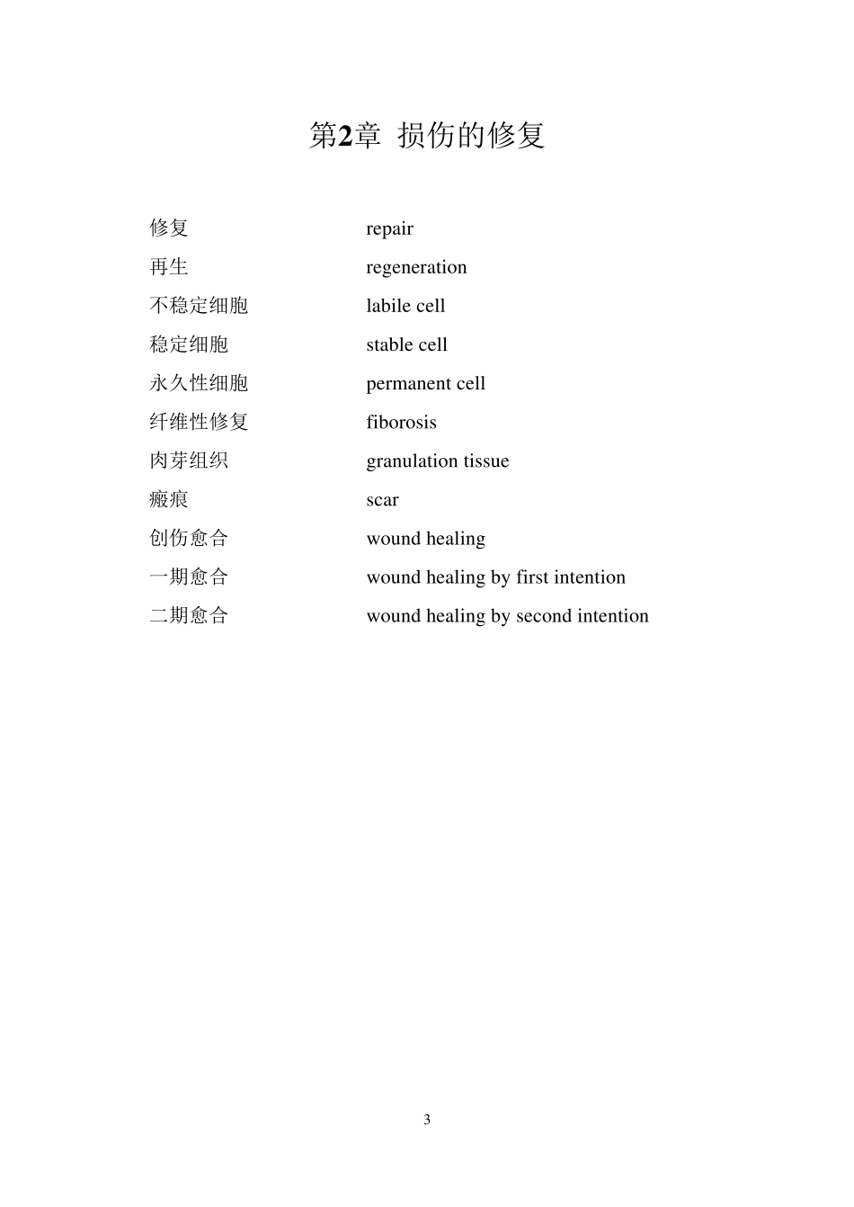 病理英语词汇表_第3页