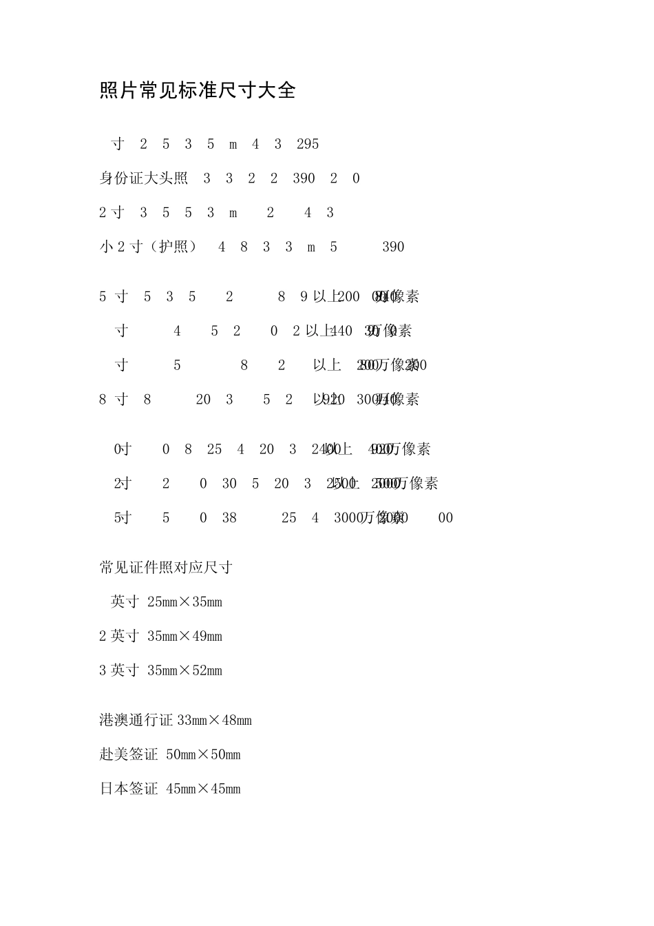 登记照片的标准尺寸_第2页