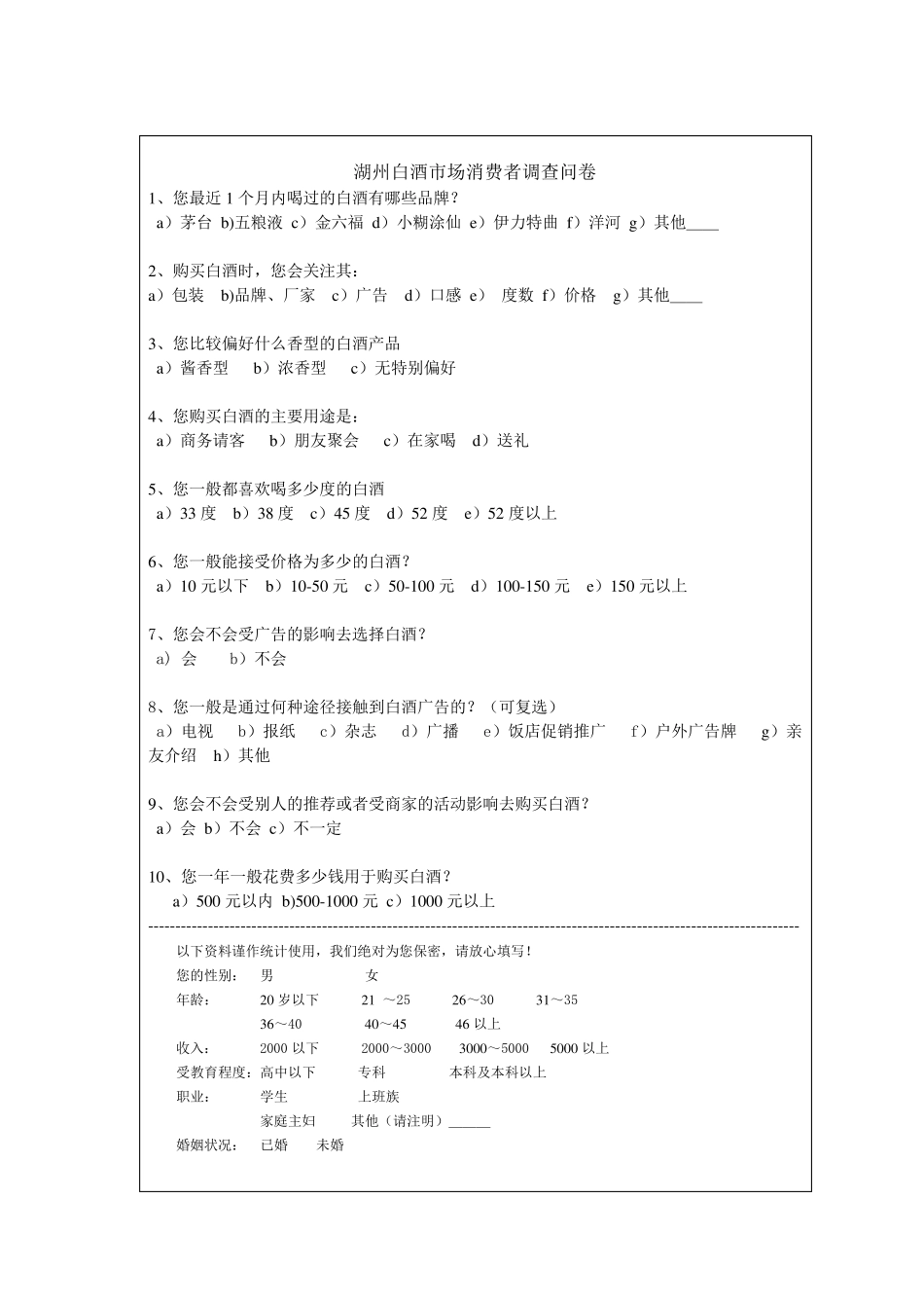 白酒市场调研_第2页