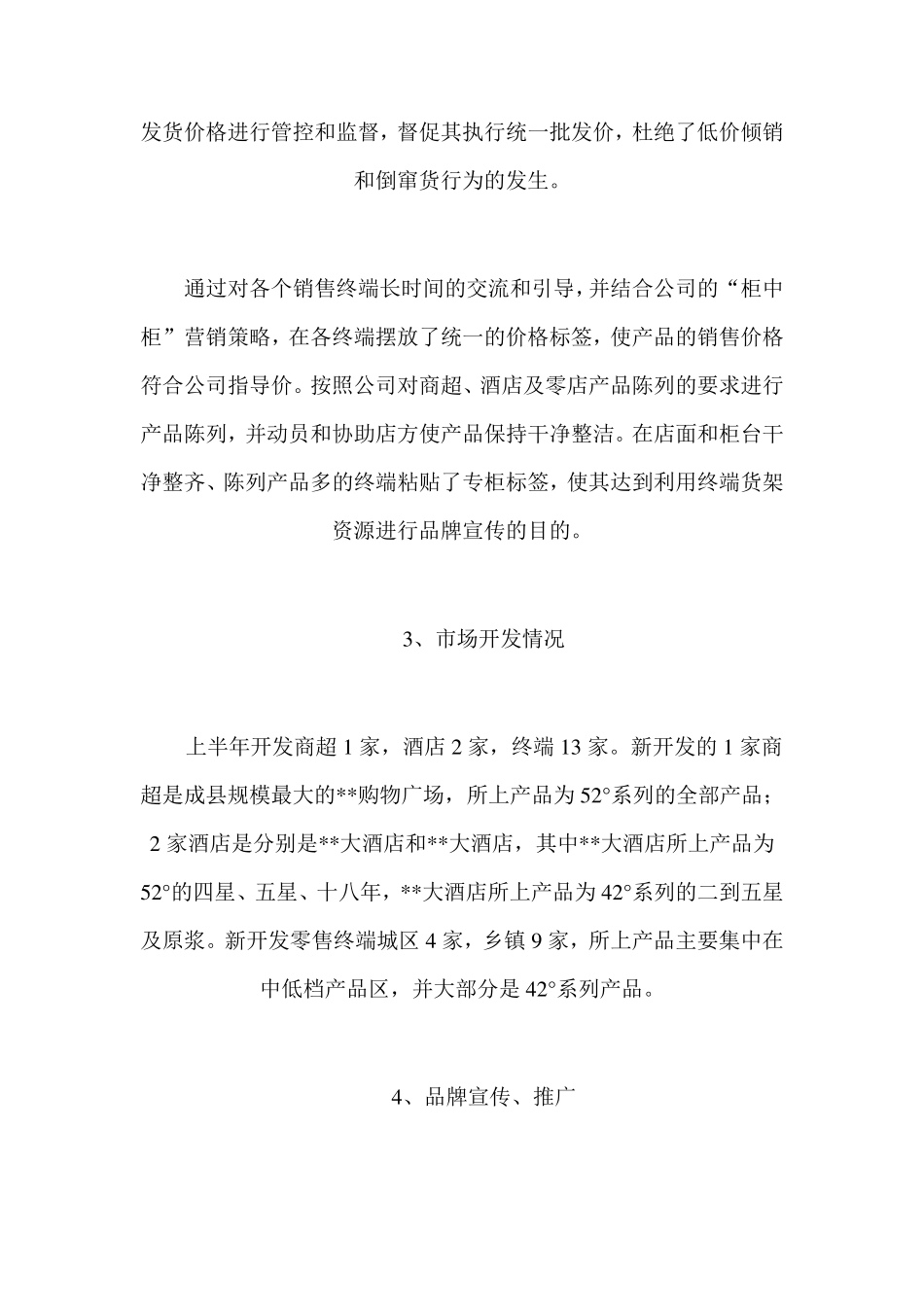 白酒销售半年工作总结_第2页