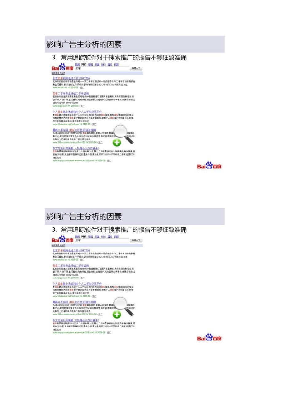 百度SEM关键性指标及优化方法_第3页