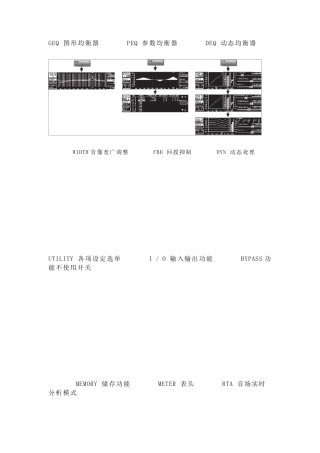 百灵达音频处理器说明书DEQ2496