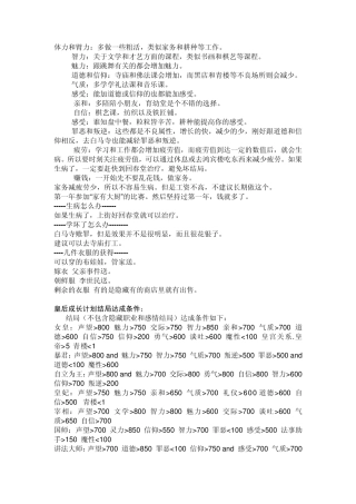 皇后成长计划纯攻略