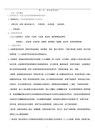 皮具皮革商品知识