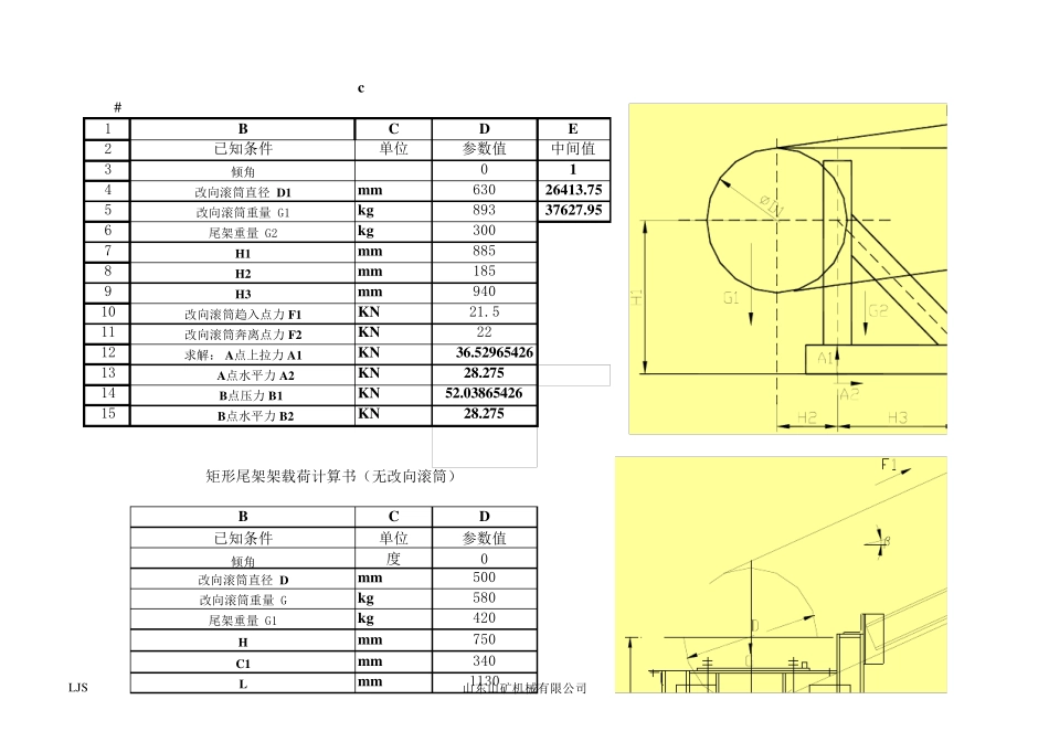 皮带机有关计算(载荷)_第1页
