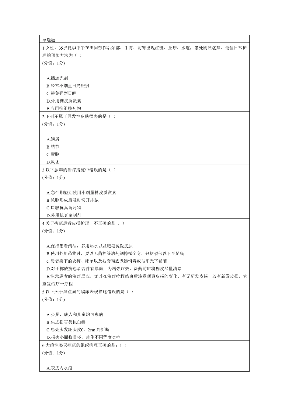 皮肤性病护理学_第1页
