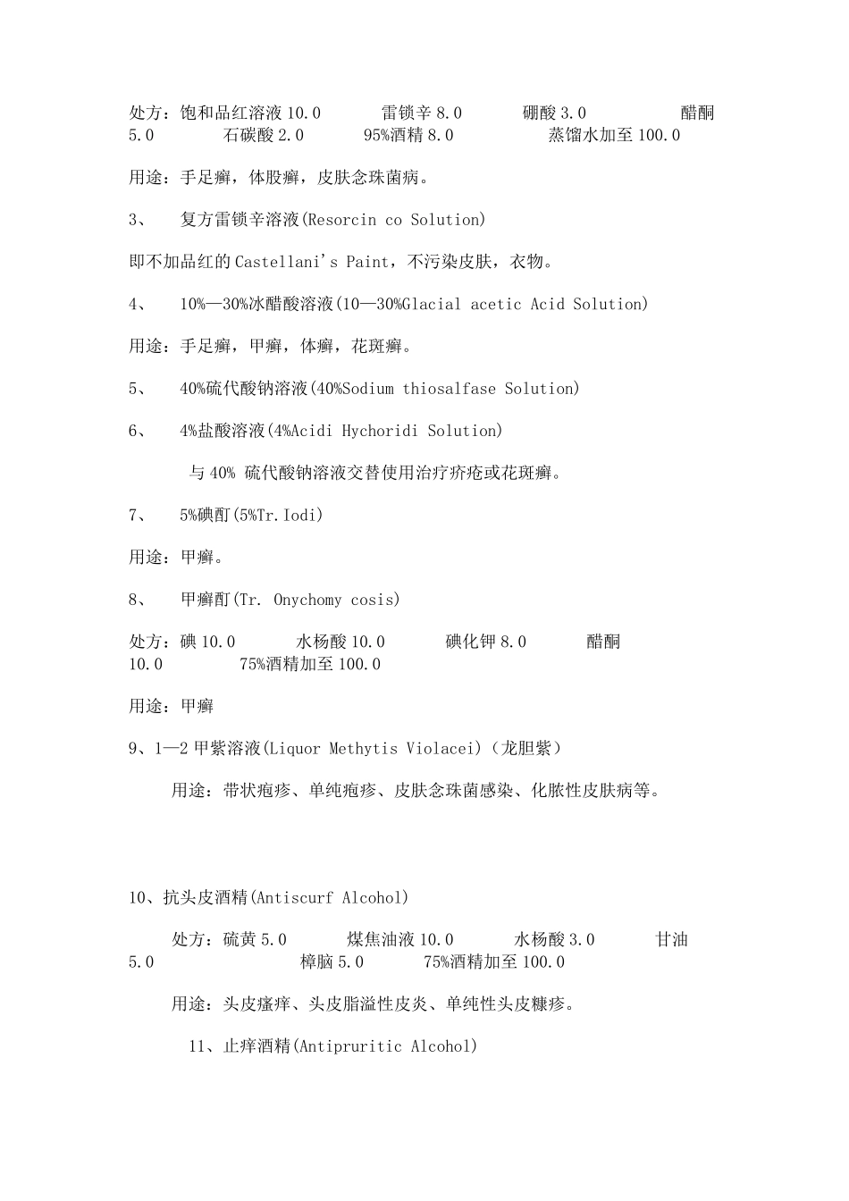 皮肤病常用药_第2页