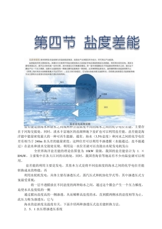 盐度差能资料