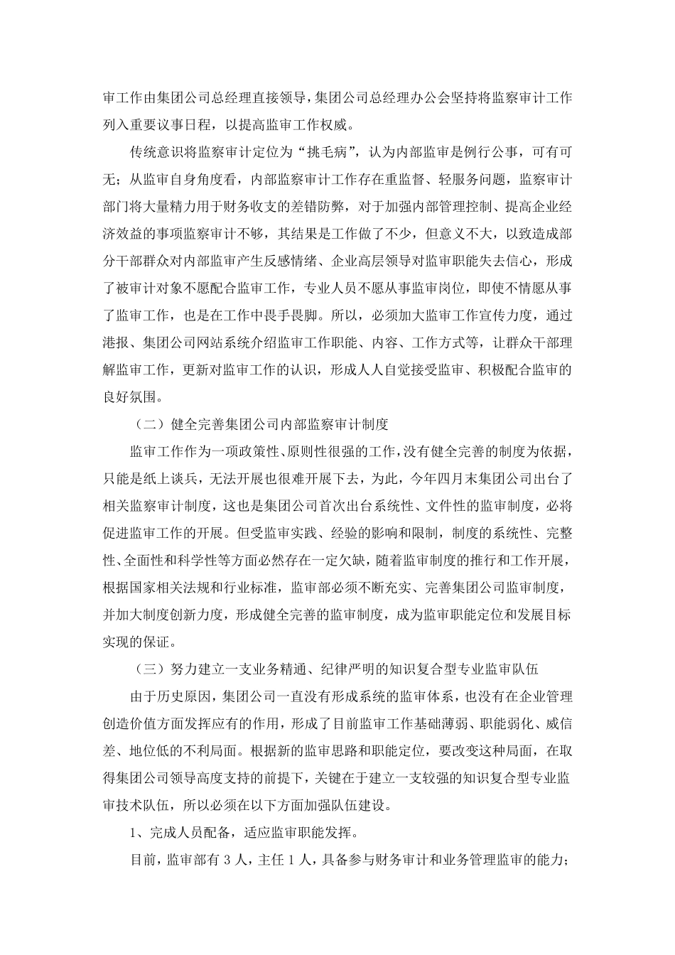 监察审计工作思路与实施方案_第2页