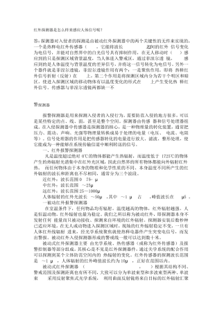 监控探测器原理