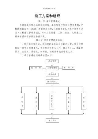 监控系统施工方案