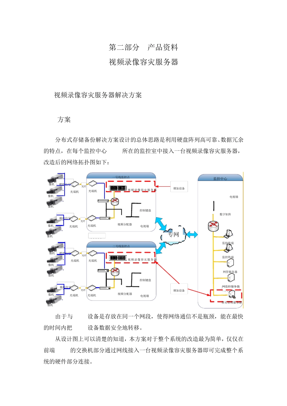 监控系统视频存储容灾解决方案_第3页