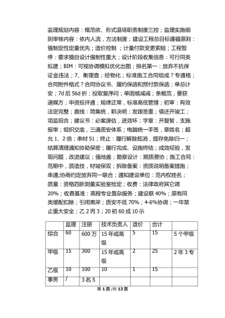 监理口诀03.16