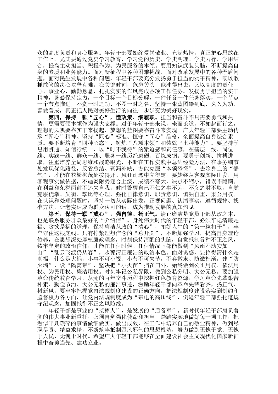 在2025年全市年轻干部座谈会上的讲话提纲_第2页