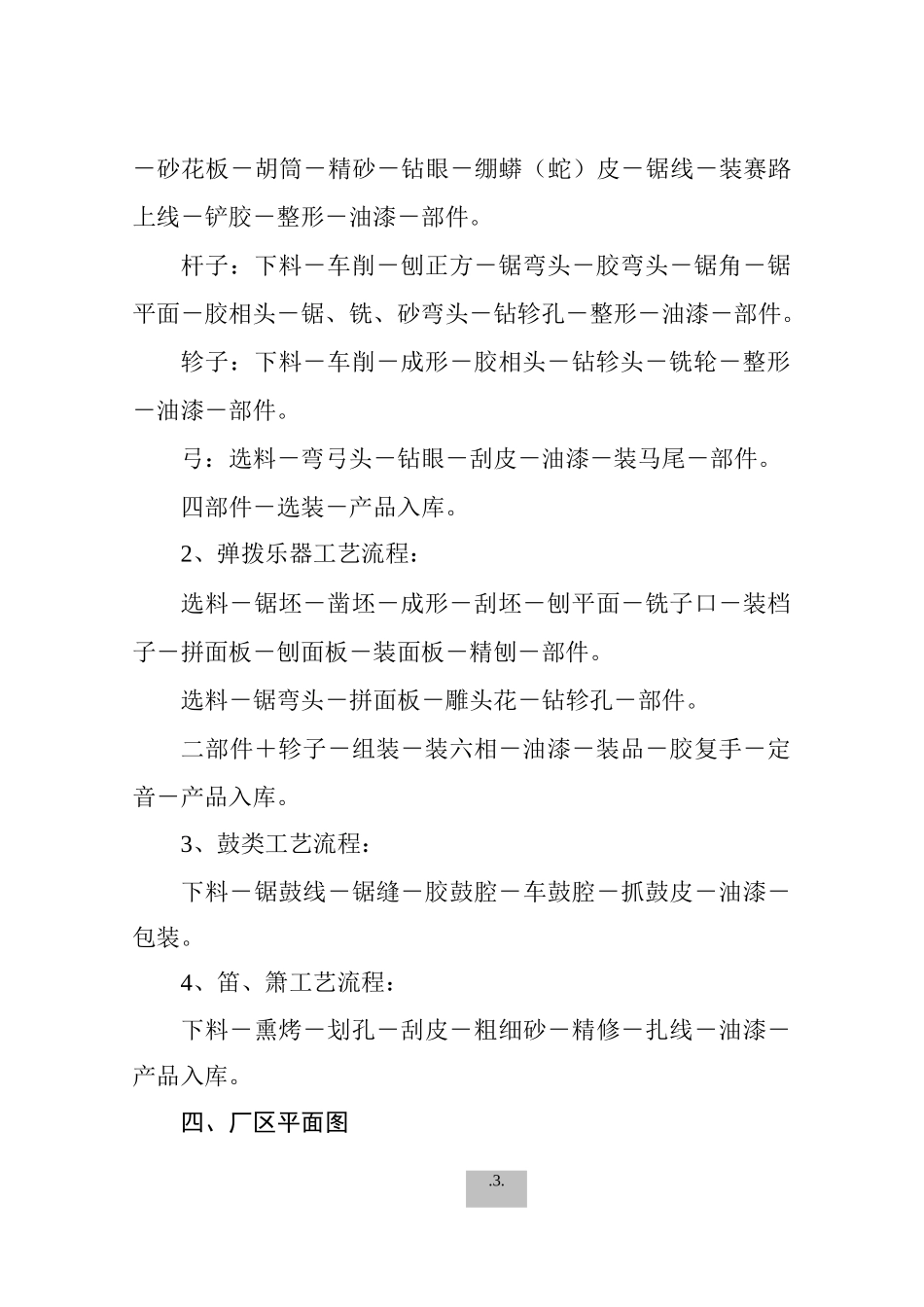 扩建民族乐器生产线可行性报告_第3页