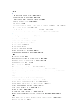 高中英语作文10大体裁120个经典句型总结