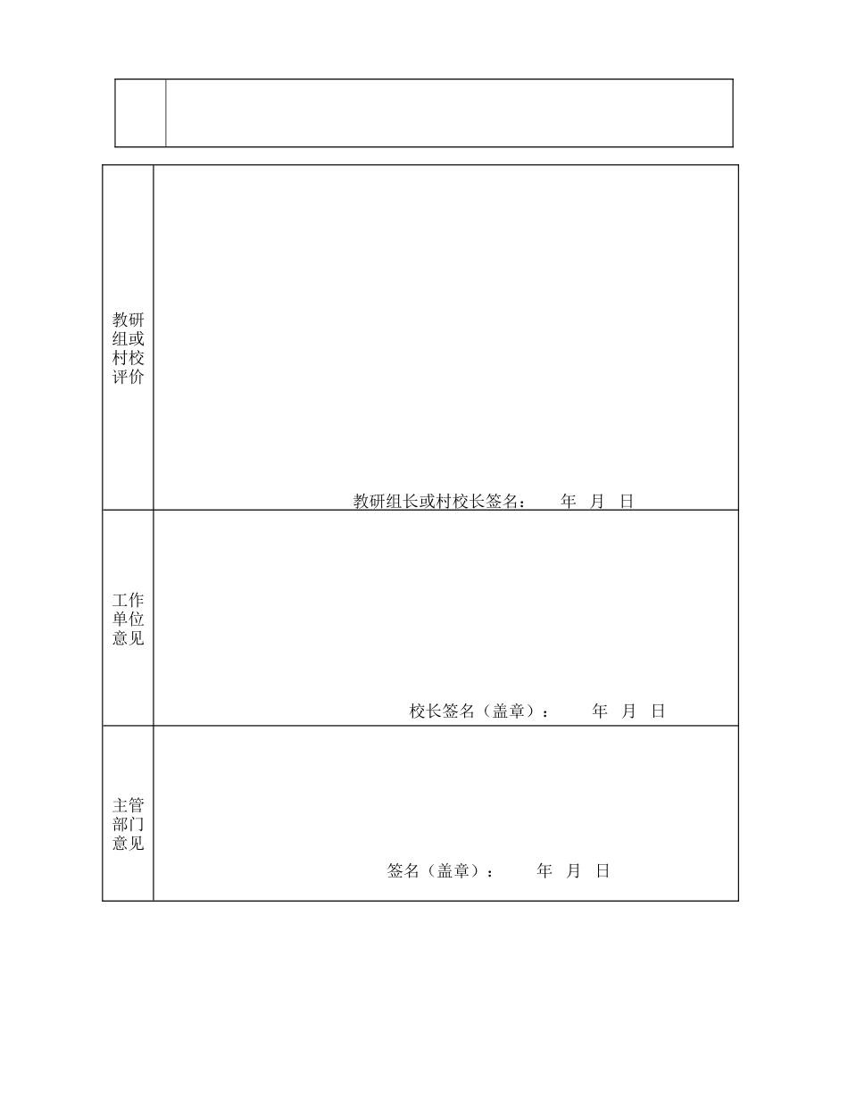 2025年江西修水特岗教师考核表_第2页