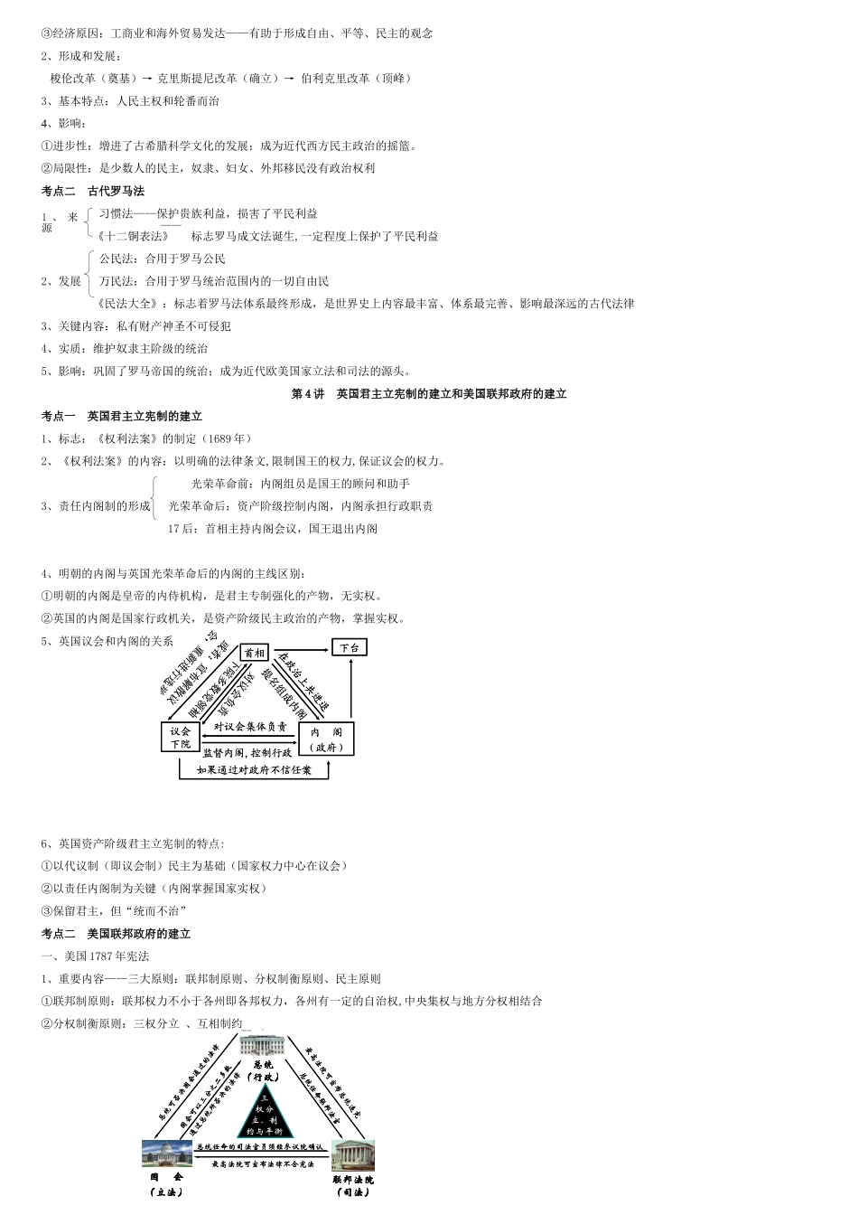 2025年历史第一轮复习重要考点_第3页