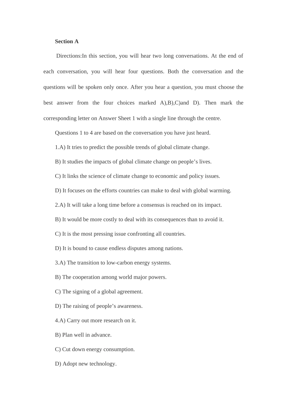 2025年大学英语六级真题及答案详解_第3页