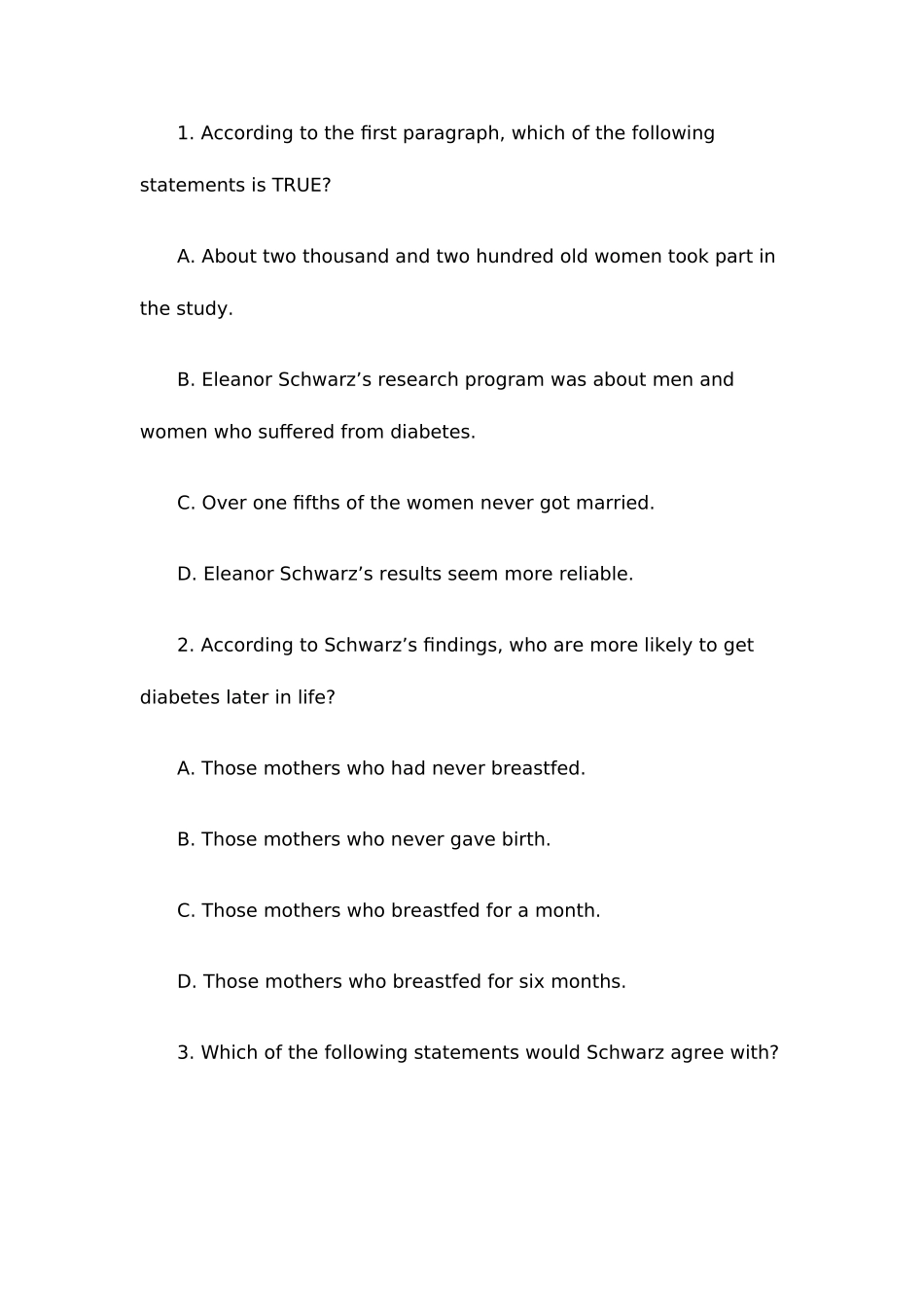 2025年北京地区学位英语考试B卷真题_第3页