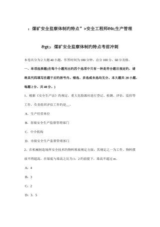 2025年安全工程师资料项目负责人责任
