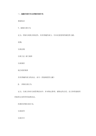 2025年名师点拨司法考试行政法难点分析