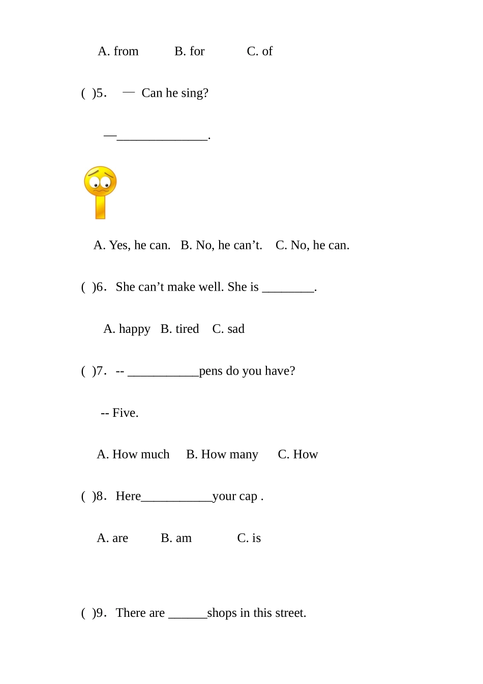 2025年六年级下册英语试题小升初英语模拟卷六人教PEP秋含答案_第2页