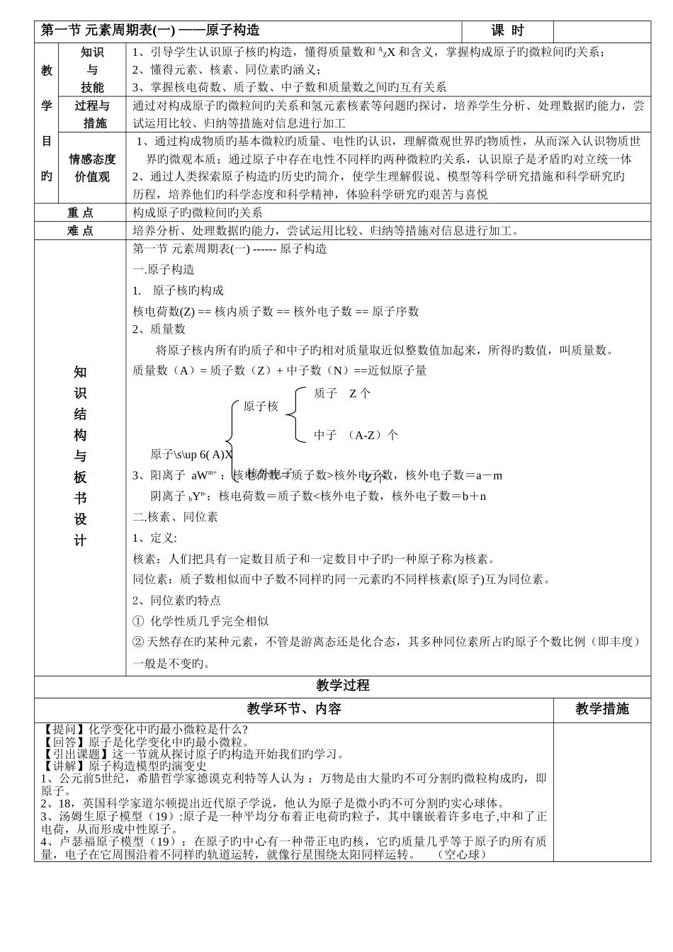 2025年人教版高中化学必修二全册教案_第2页