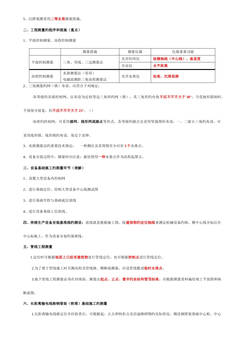 2025年二级建造师机电工程重要知识点汇总_第3页