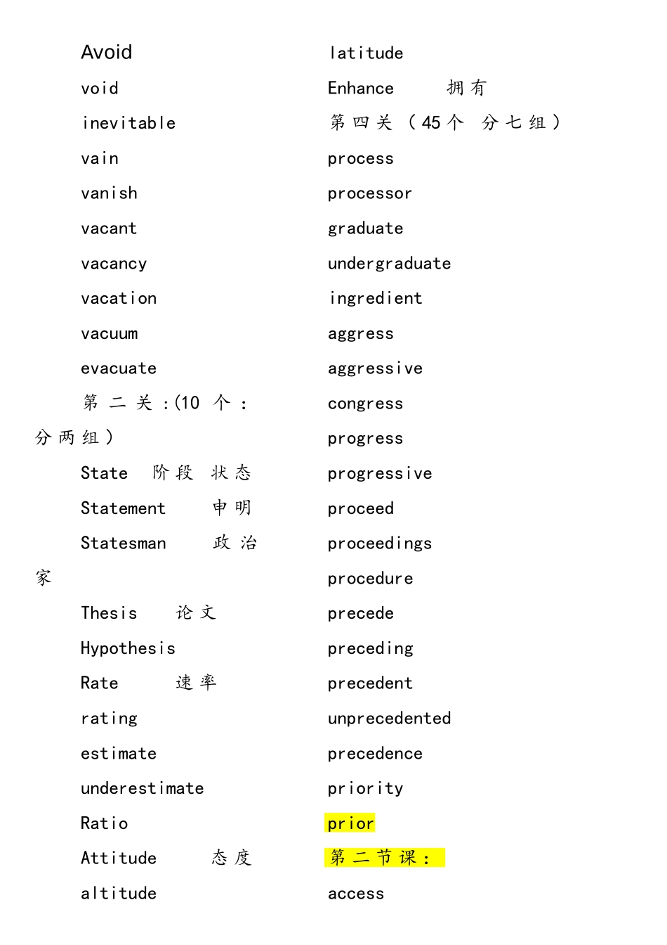 2025年四六级核心词汇完全版_第1页