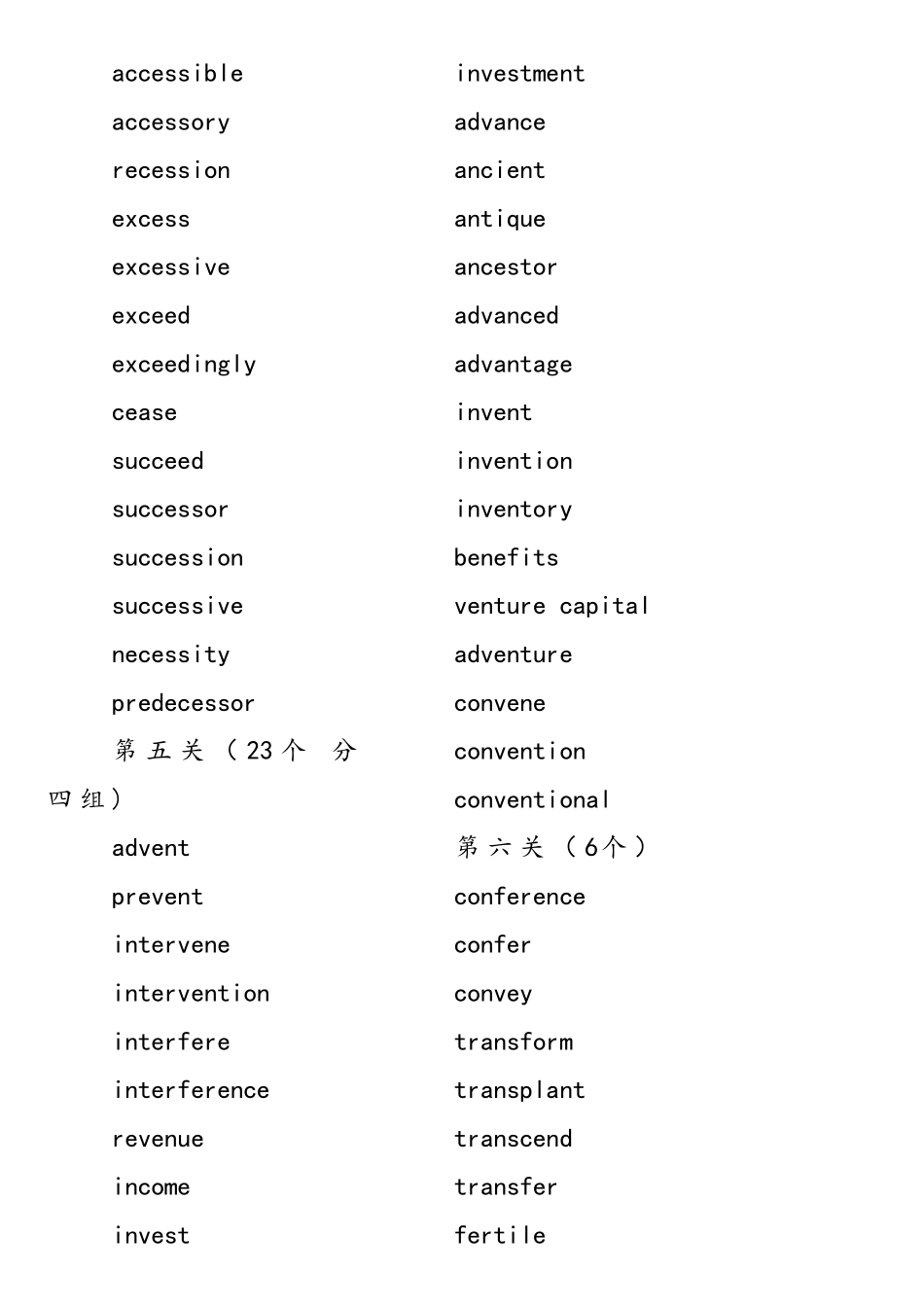 2025年四六级核心词汇完全版_第2页