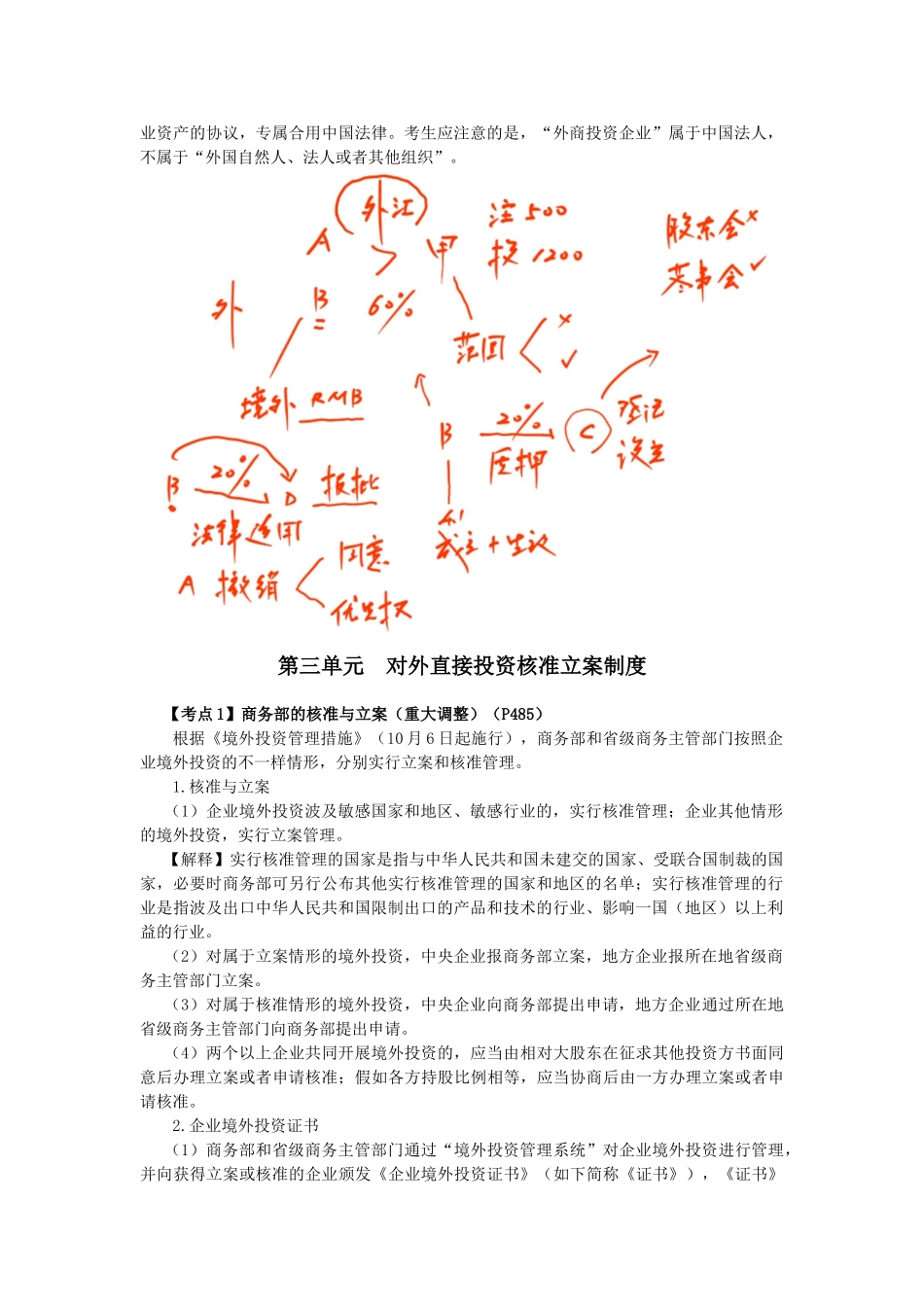 2025年注会经济法科目考点解读涉外经济法律制度_第2页