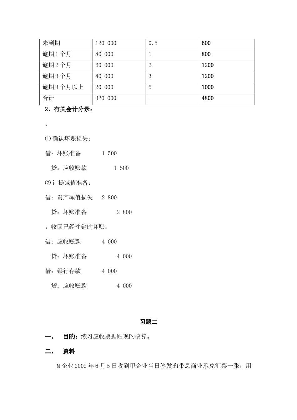 2025年中级财务会计一形成性作业_第2页