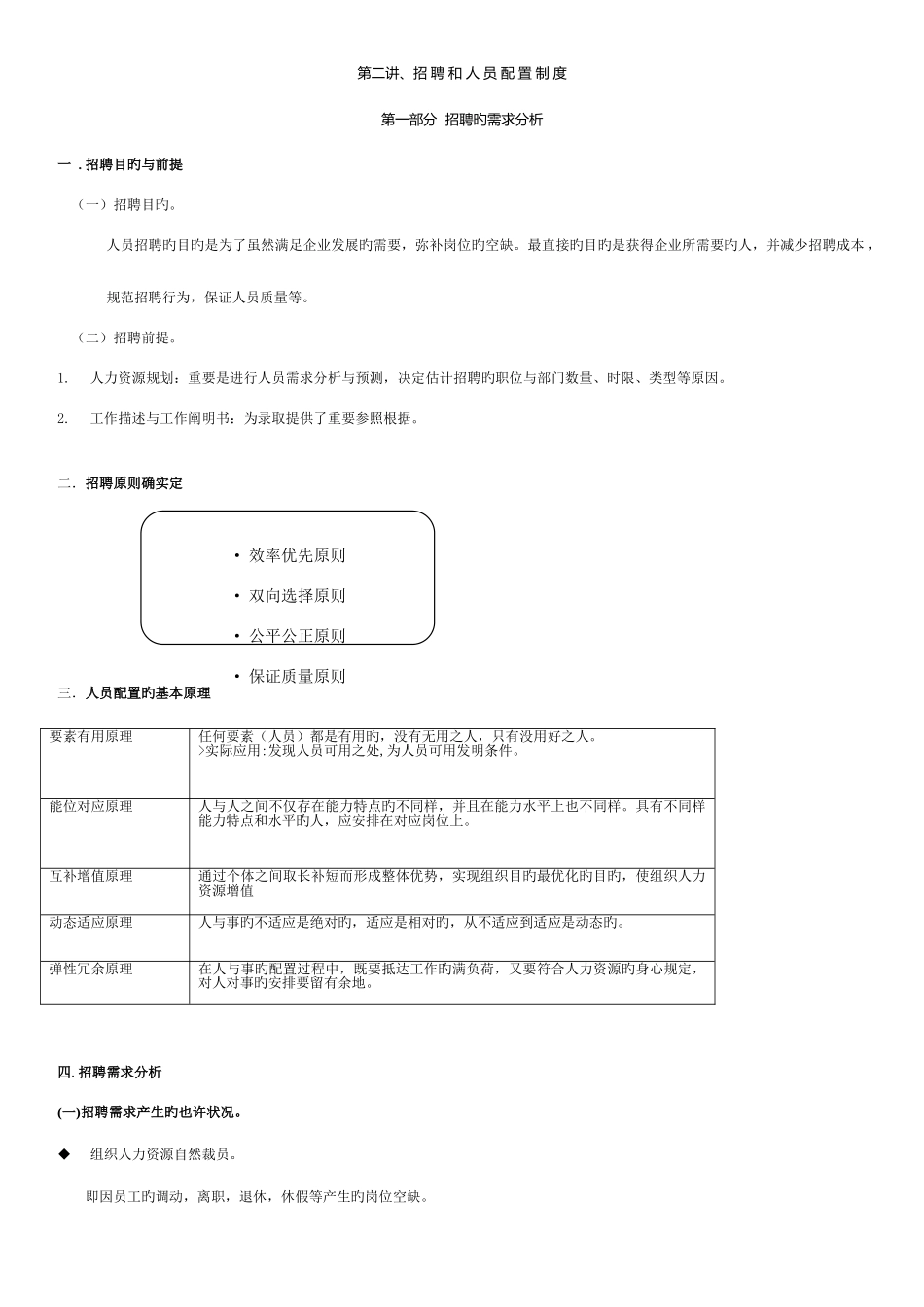 2025年人力资源管理师之招聘和人员配置制度_第1页