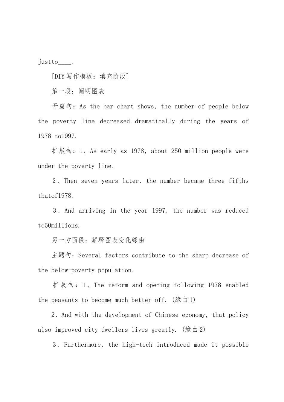 2025年六级作文模板图表型_第2页