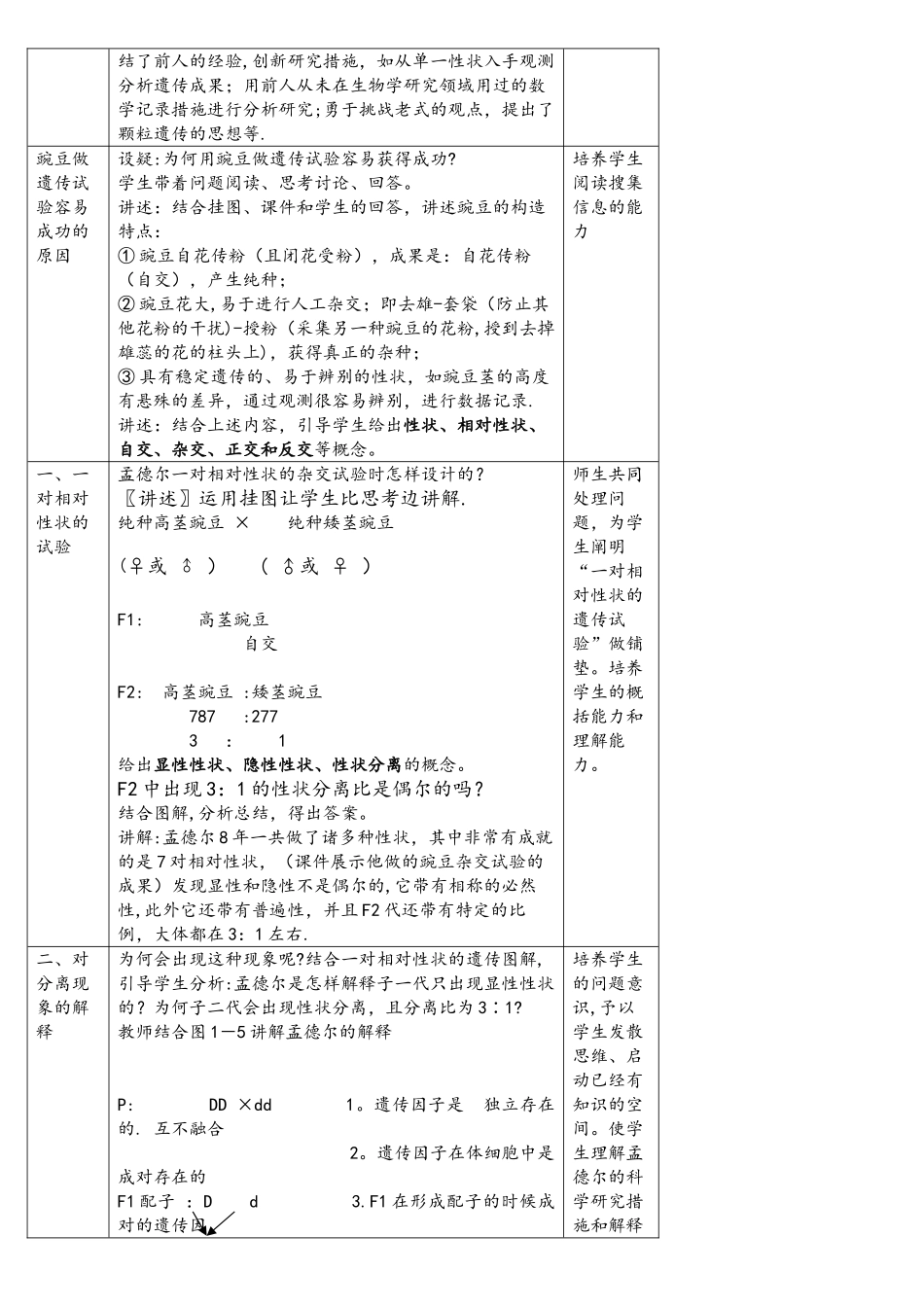 2025年教案高中生物必修二全套教案_第2页