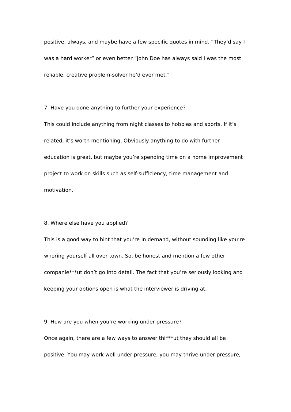 2025年外企面试大全附带答案去外企前必看_第3页