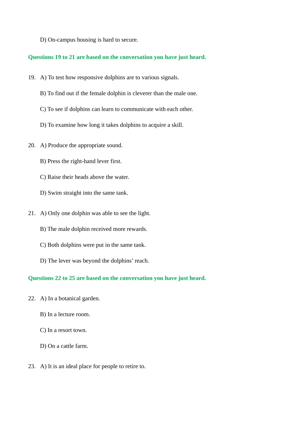 2025年大学英语六级大学英语六级听力真题和答案及听力原文_第3页