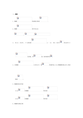 2025年圆锥曲线重点知识点总结