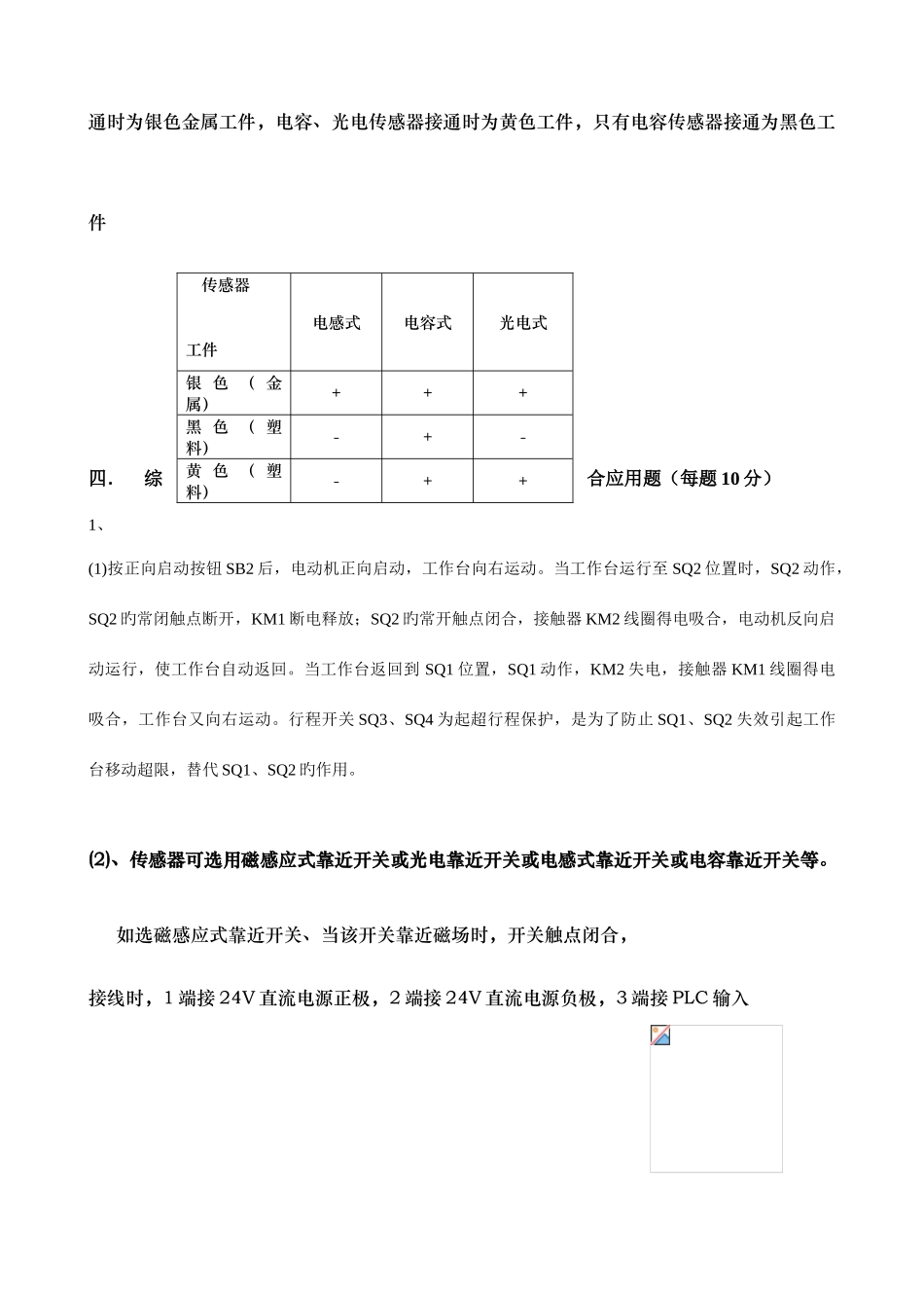 2025年国家职业培训认证统一考试机电一体化理论考试试_第3页
