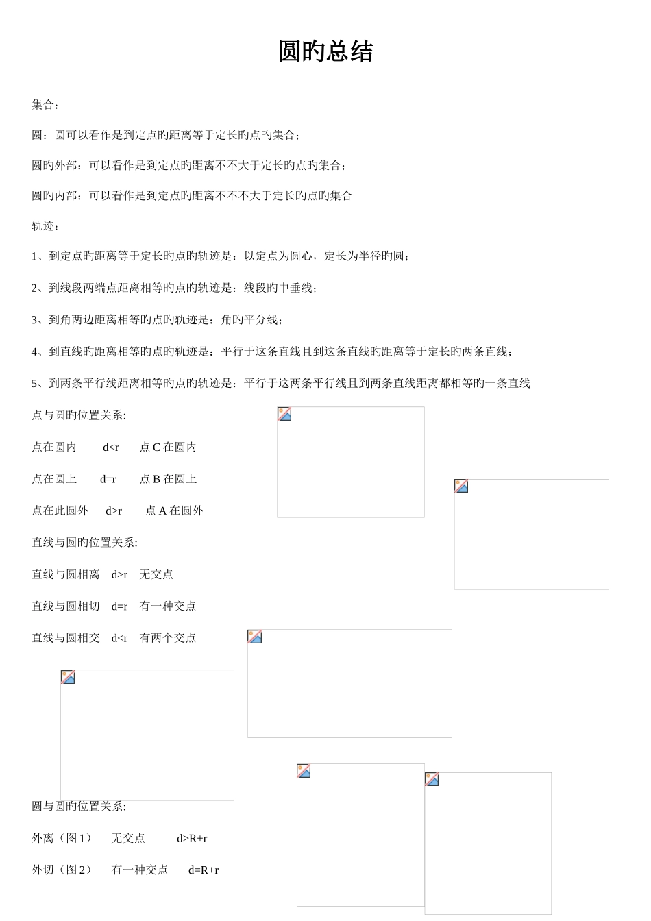 2025年圆的知识点总结最全的_第1页