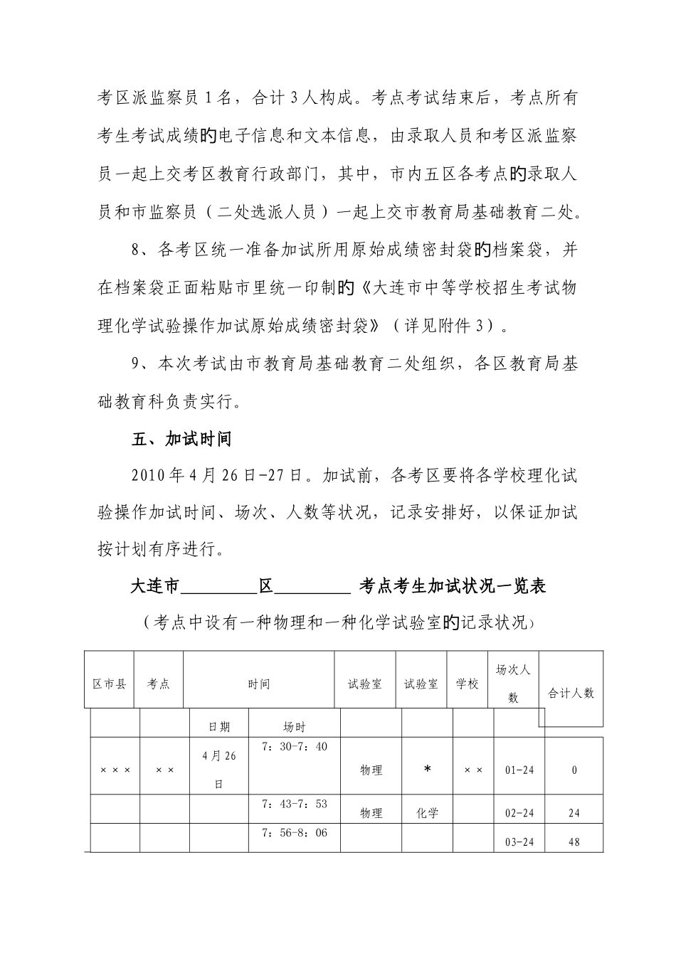 2025年大连市中等学校招生考试物理化学实验操作加试实施方案_第3页
