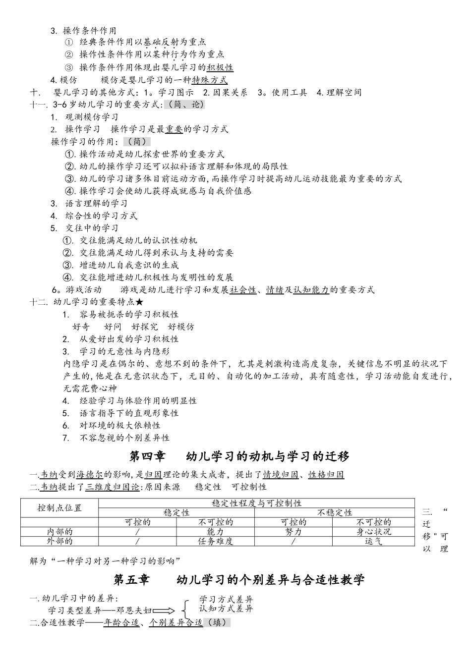 2025年幼儿教育心理学知识点总结解读_第2页