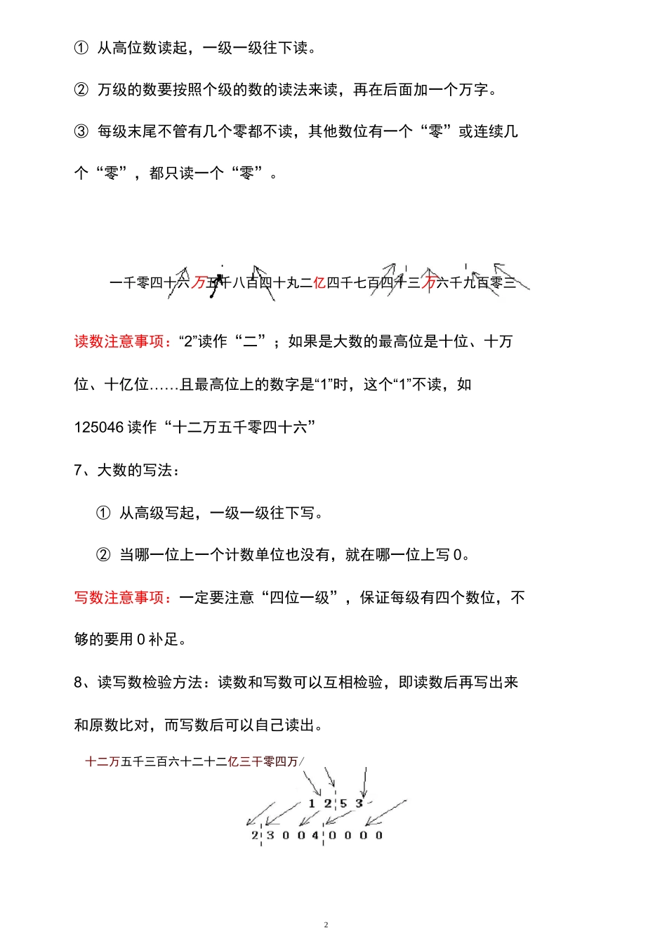 四年级上册数学同步辅导讲义_第2页