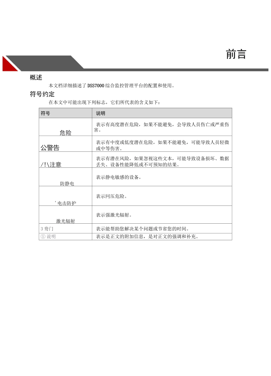 DSS 综合监控管理平台一体机初始配置手册 V_第3页