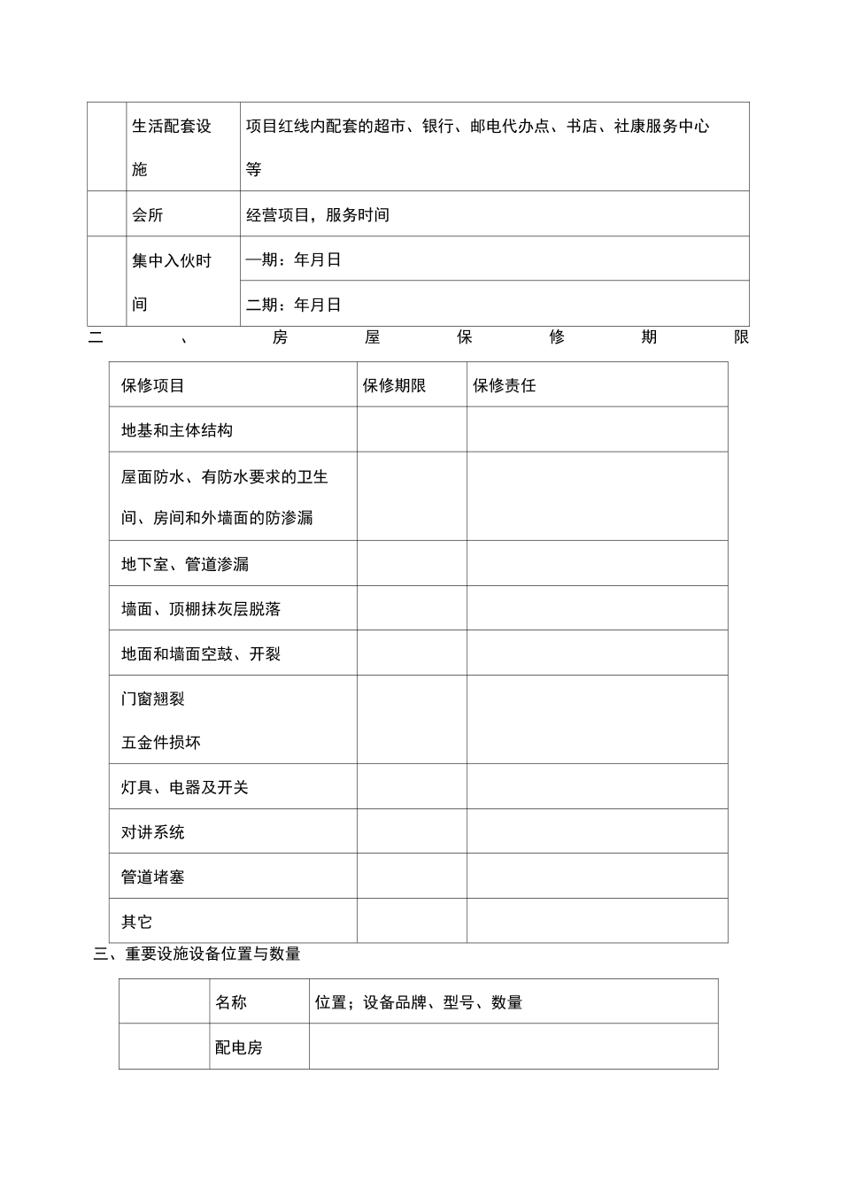 物业管理项目应知应会编写_第3页