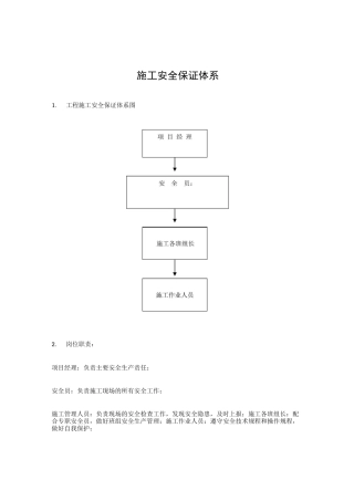 公路工程安全保证体系