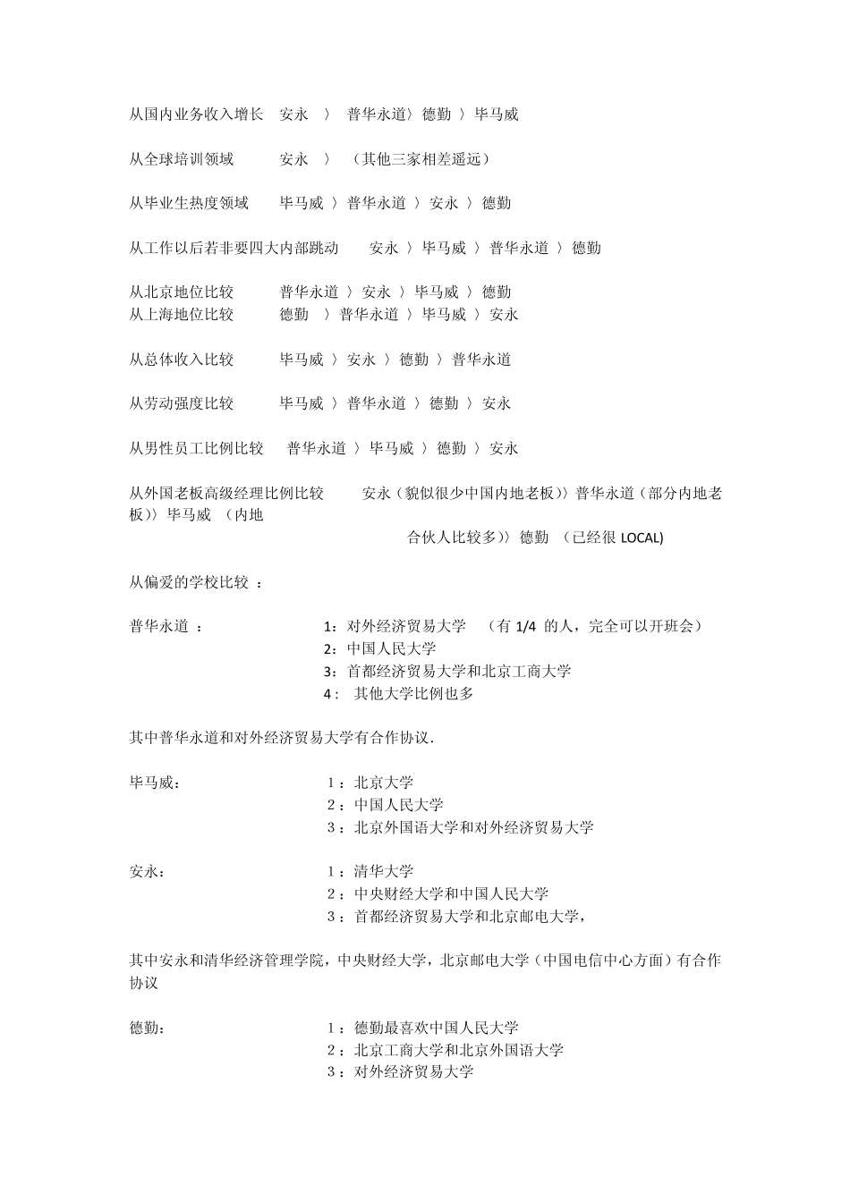 目前的四大会计师事务所(北京)比较_第2页