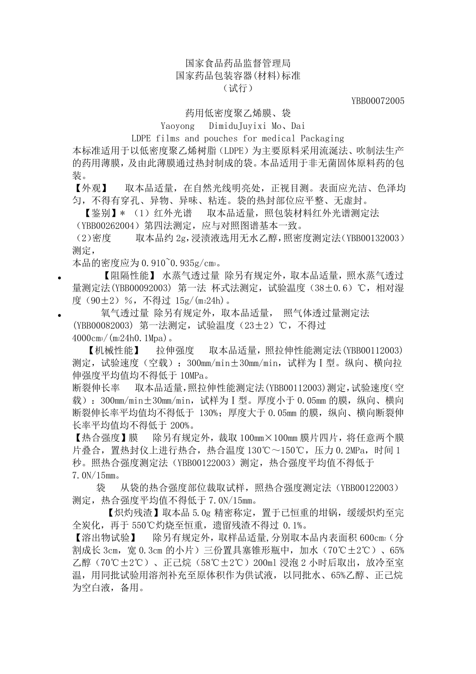 直接接触药品的包装材料和容器标准汇编(第六辑)_第2页